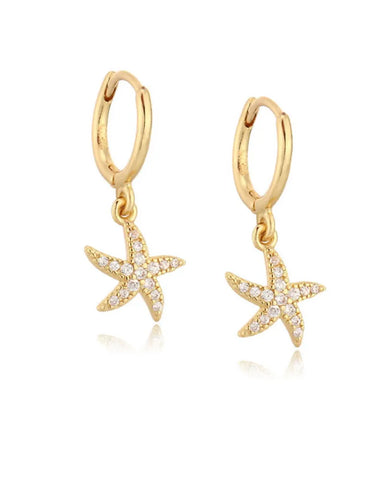 Marina Starfish Delicate Dangle Earrings Marina Starfish Delicate Dangle Earrings