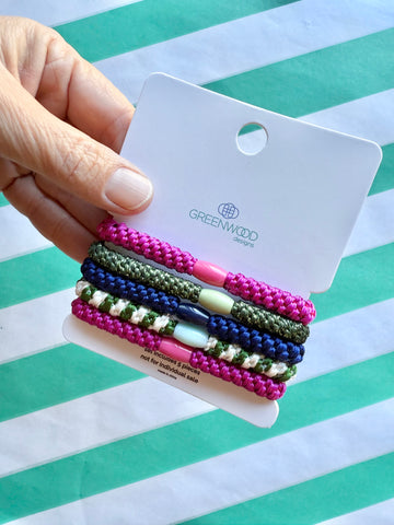 Hair Elastics Pack - JellyBean Hair Elastics Pack - JellyBean