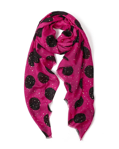 Odette Spot in Pink Autumn/Winter Scarf Odette Spot in Pink Autumn/Winter Scarf