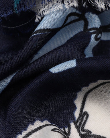 Betsie Bow in Navy Autumn/Winter Scarf Betsie Bow in Navy Autumn/Winter Scarf