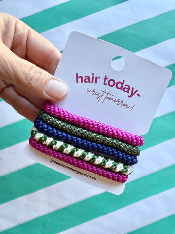 Hair Elastics Pack - JellyBean Hair Elastics Pack - JellyBean