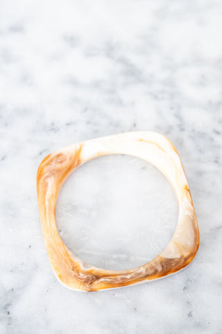 Geo Resin Stacking Bangle Geo Resin Stacking Bangle
