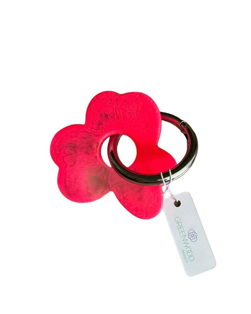Flower Keyring, Pretty Keyring, Feminine Keyring, Chunky Keyring, Resin Keyring, Hot Pink Keyring Flower Keyring, Pretty Keyring, Feminine Keyring, Chunky Keyring, Resin Keyring, Hot Pink Keyring