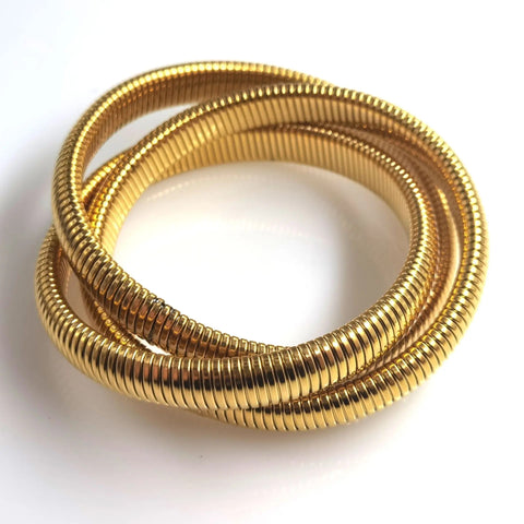 Flex Snake Chain Stretch Bracelet (Silver & Gold) Flex Snake Chain Stretch Bracelet (Silver & Gold)