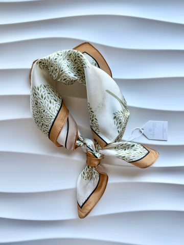 Fern Silk Neck Scarf Fern Silk Neck Scarf