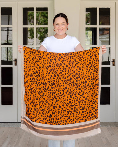 leopard print scarf, rust coloured scarf, autumn scarf, winter scarf, bold scarf, animal print scarf leopard print scarf, rust coloured scarf, autumn scarf, winter scarf, bold scarf, animal print scarf