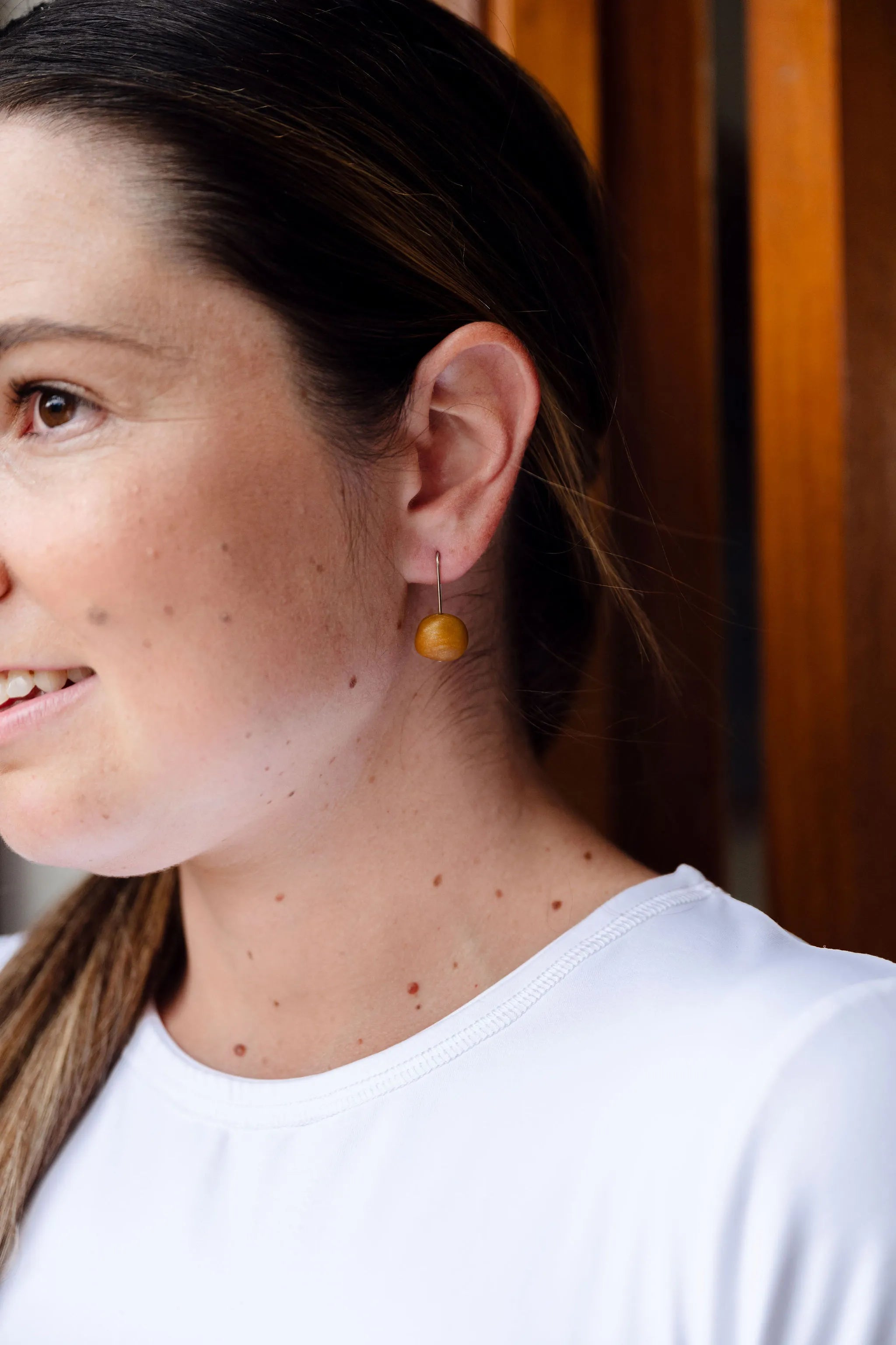 rock earring, simple earring, lightweight earring, everyday earring, gold earring rock earring, simple earring, lightweight earring, everyday earring, gold earring
