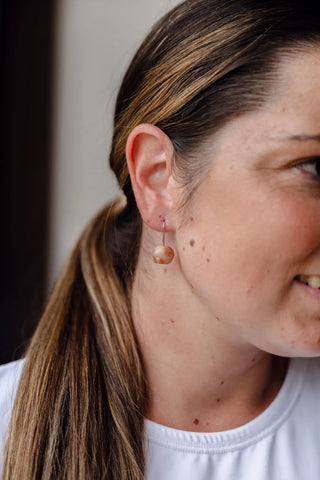rock earring, simple earring, lightweight earring, everyday earring, horn earring rock earring, simple earring, lightweight earring, everyday earring, horn earring