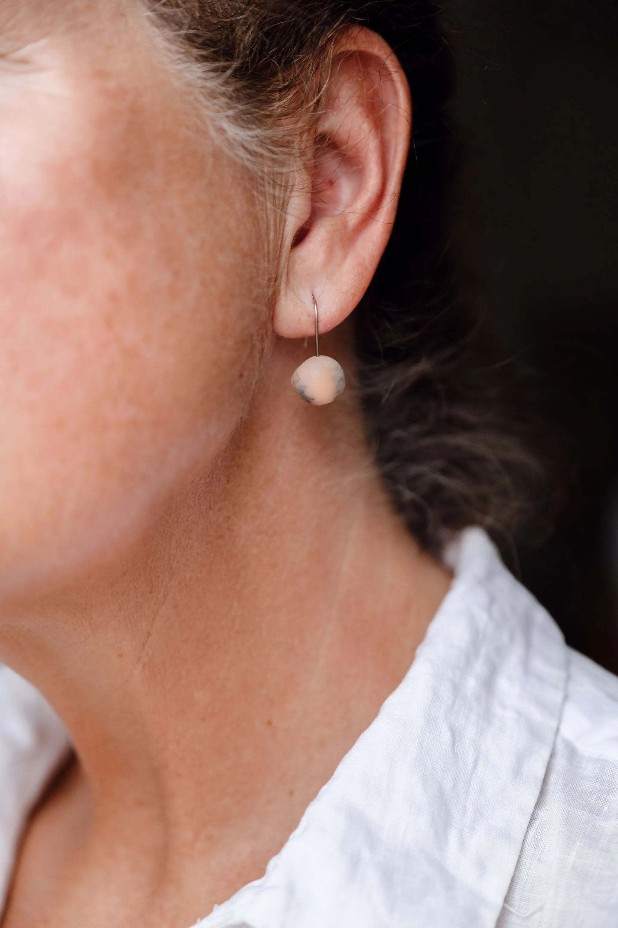 rock earring, simple earring, lightweight earring, everyday earring, safari earring rock earring, simple earring, lightweight earring, everyday earring, safari earring