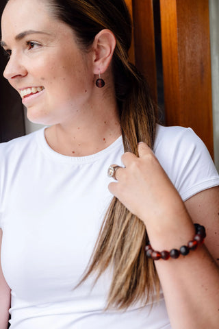 rock earring, simple earring, lightweight earring, everyday earring, tortoiseshell earring rock earring, simple earring, lightweight earring, everyday earring, tortoiseshell earring
