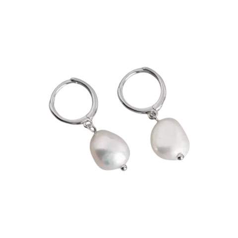 Sarah Freshwater Pearl Earrings Silver Sarah Freshwater Pearl Earrings Silver