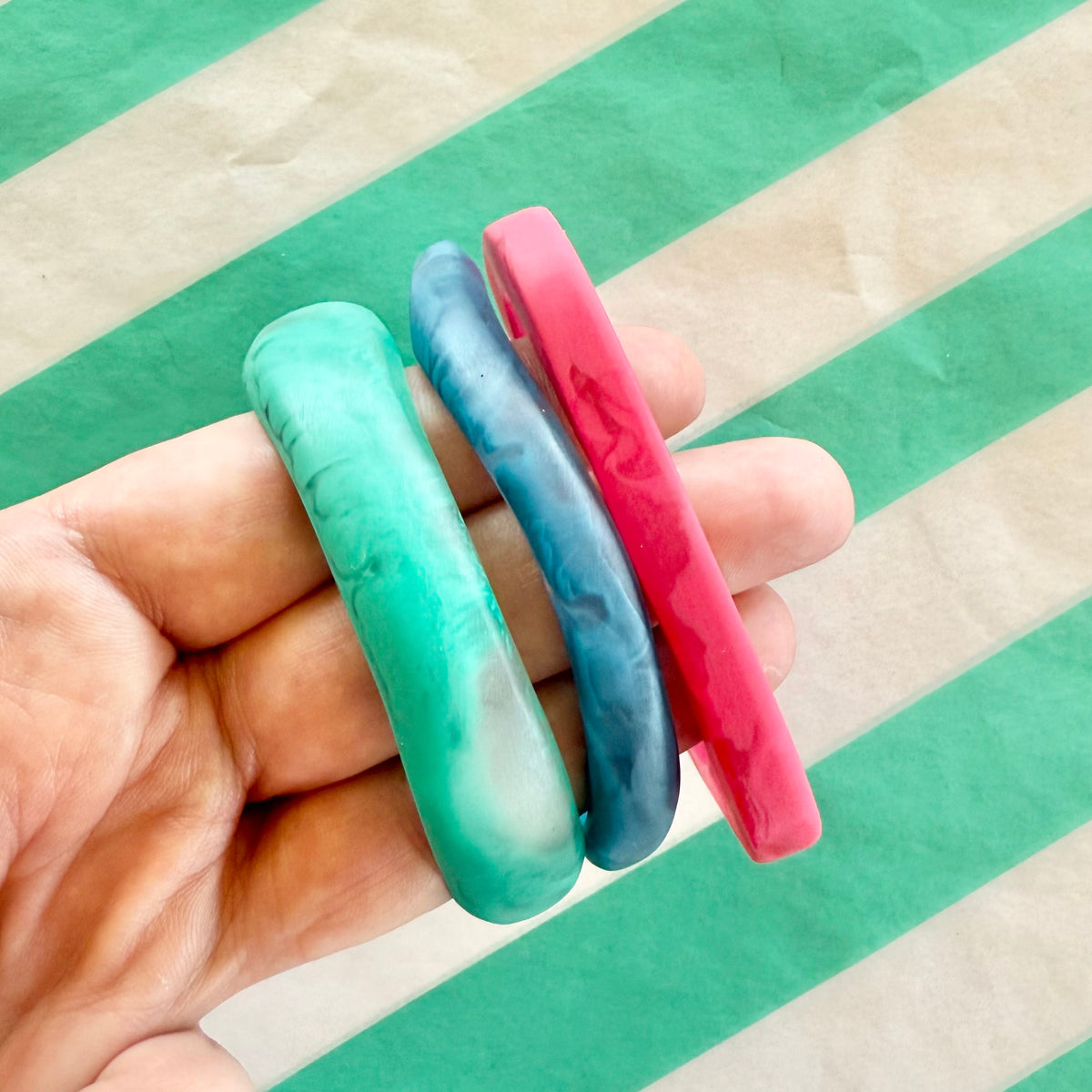 $25 Summer Vibes Resin Bangle Bundle