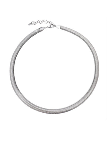 Nagini Snake Silver Necklace