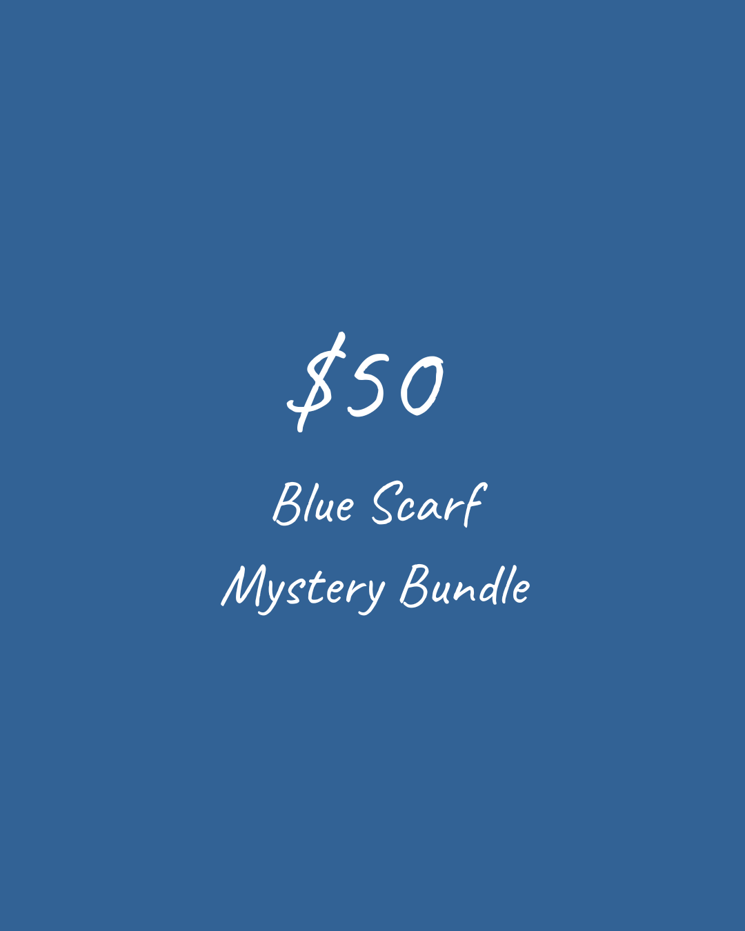 $50 Blue Scarf Mystery Bundle