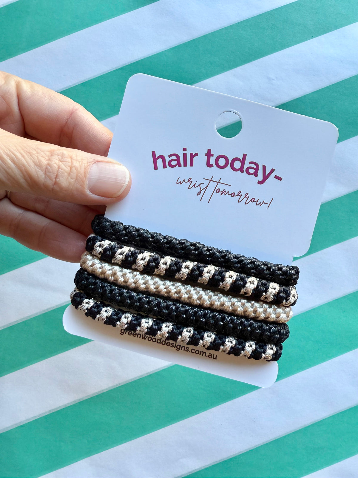 Hair Elastics Pack - Licorice