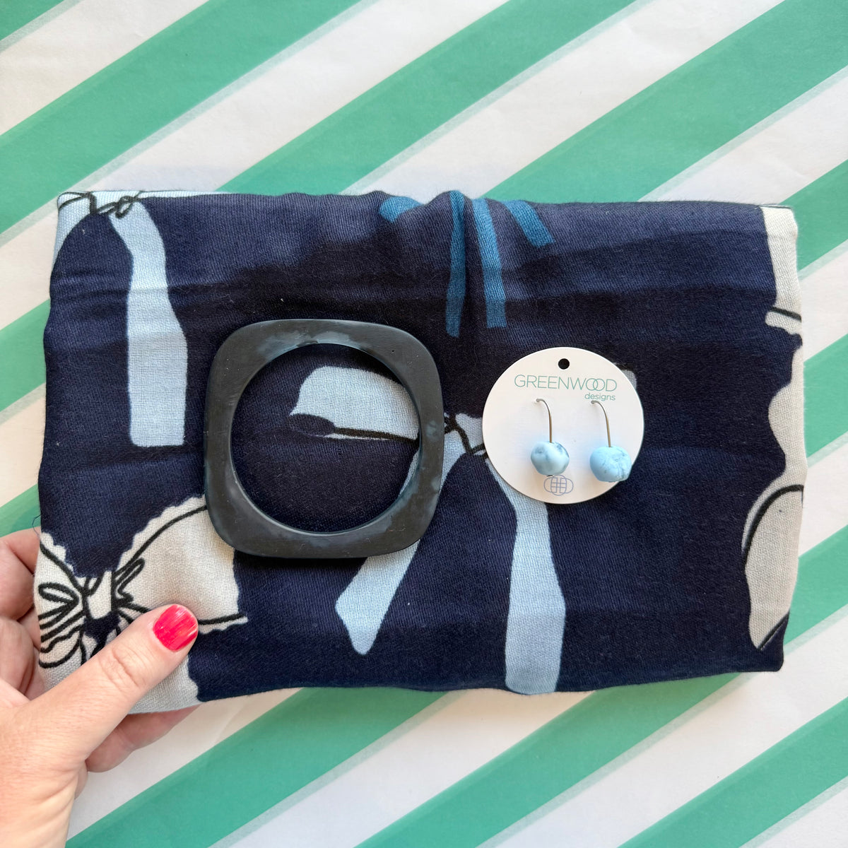 $40 Betsy Navy Scarf Bundle