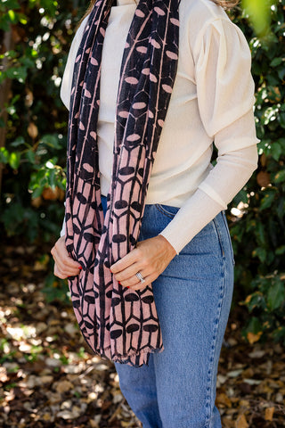 Georgie Geo Wool Scarf