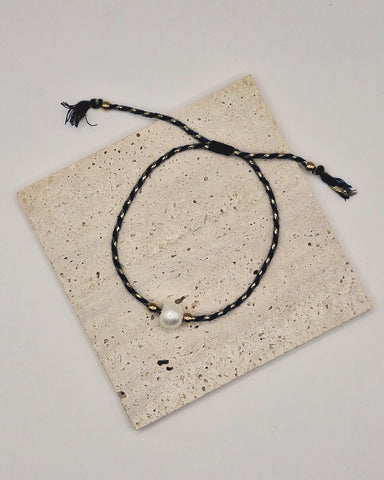 Freshwater Pearl Cord Bracelet
