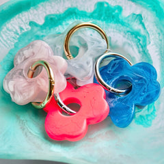 Floral Resin Keyrings