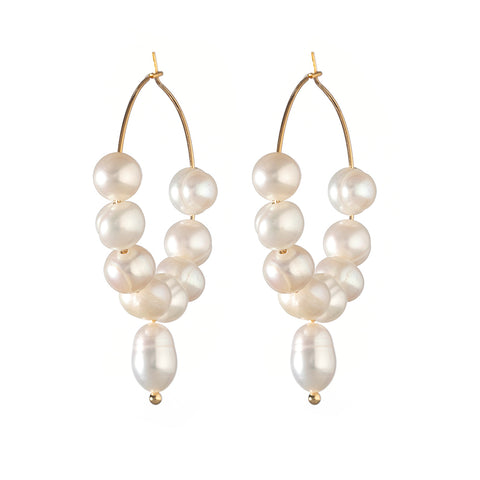 Freshwater Pearl Earrings 014