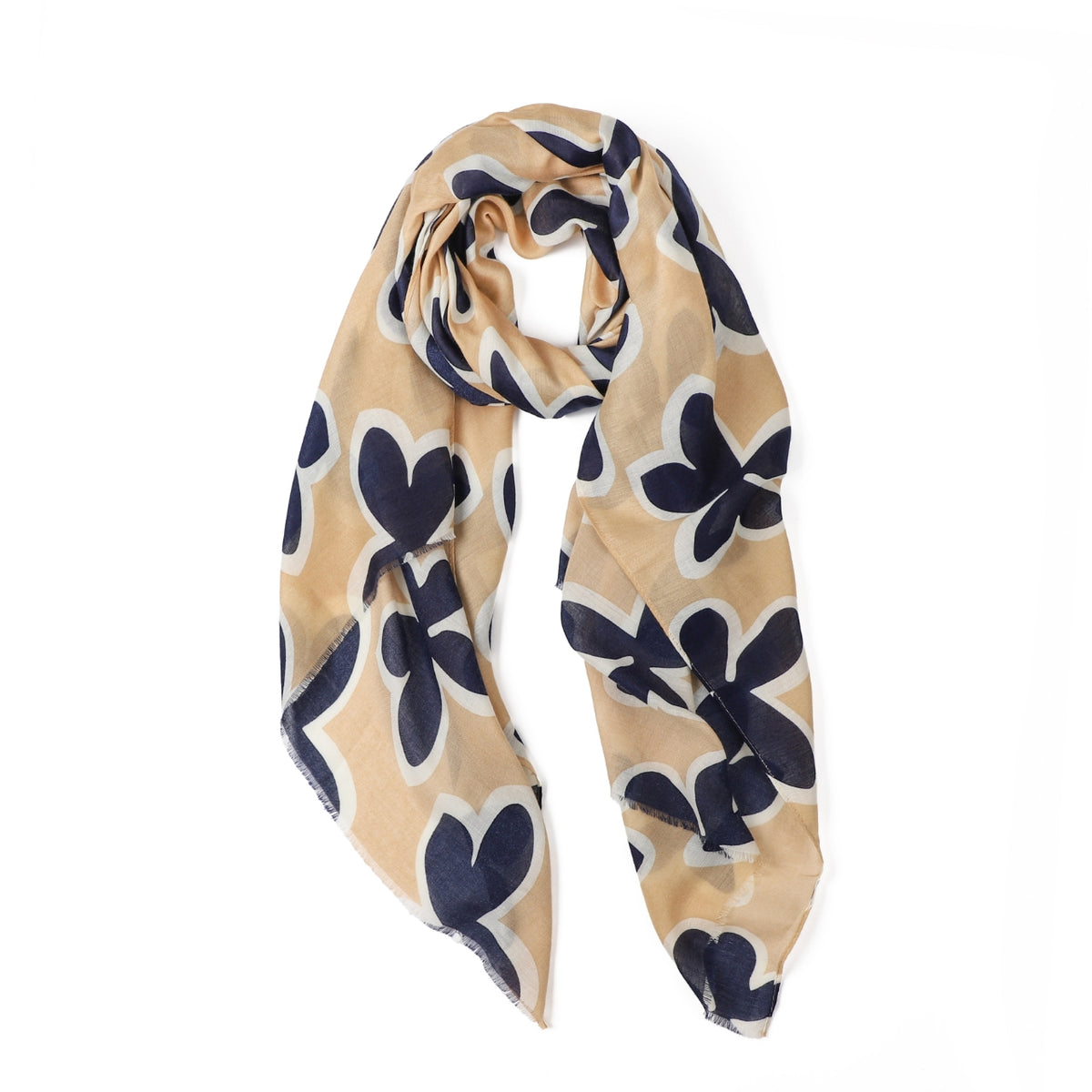 Gabbie Floral in Cream Autumn/Winter Scarf