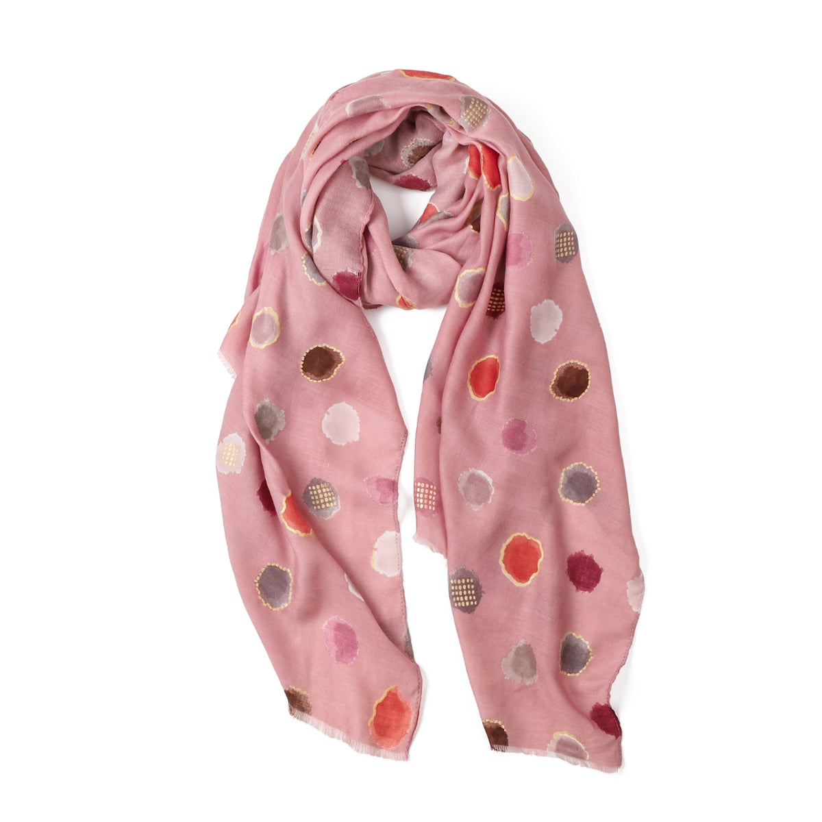 Jamie Circle in Pink Autumn/Winter Scarf