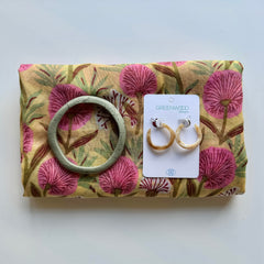 $50 Zinnia Scarf & Jewellery Bundle