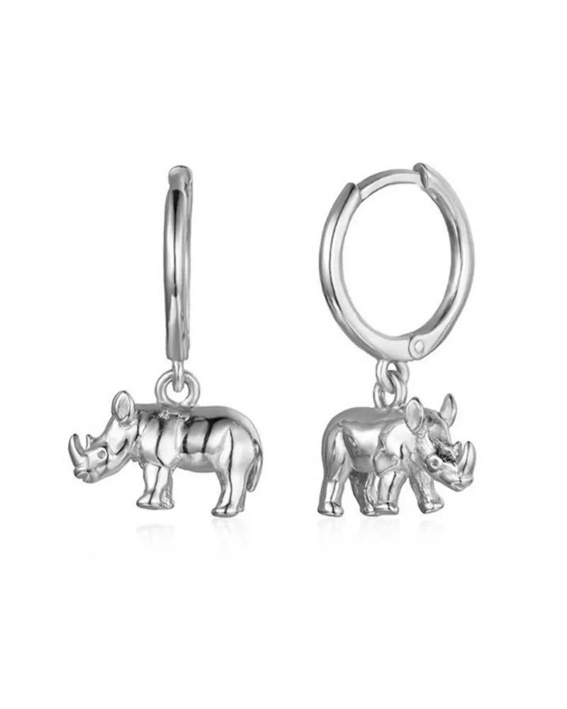 Gloria Rhino Delicate Dangle Earrings