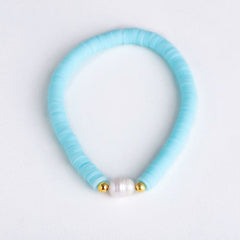 Pearl Pop Heishi Bead Bracelet