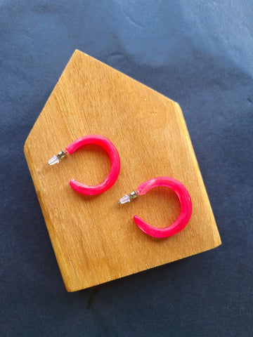Wave Resin Hoops