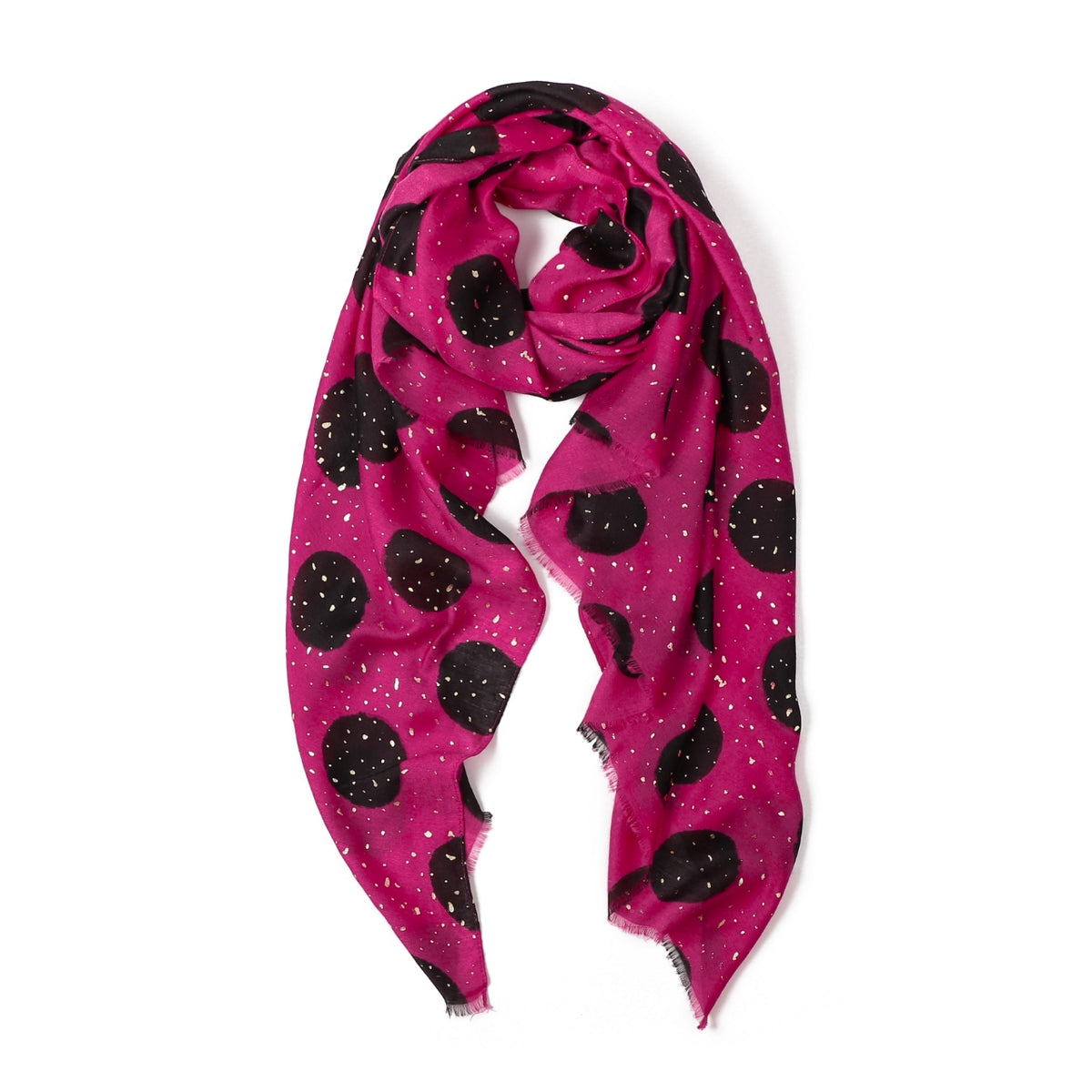 Odette Spot in Pink Autumn/Winter Scarf