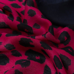 Estelle Leopard in Pink Autumn/Winter Scarf