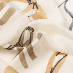 Betsie Bow in Cream Autumn/Winter Scarf