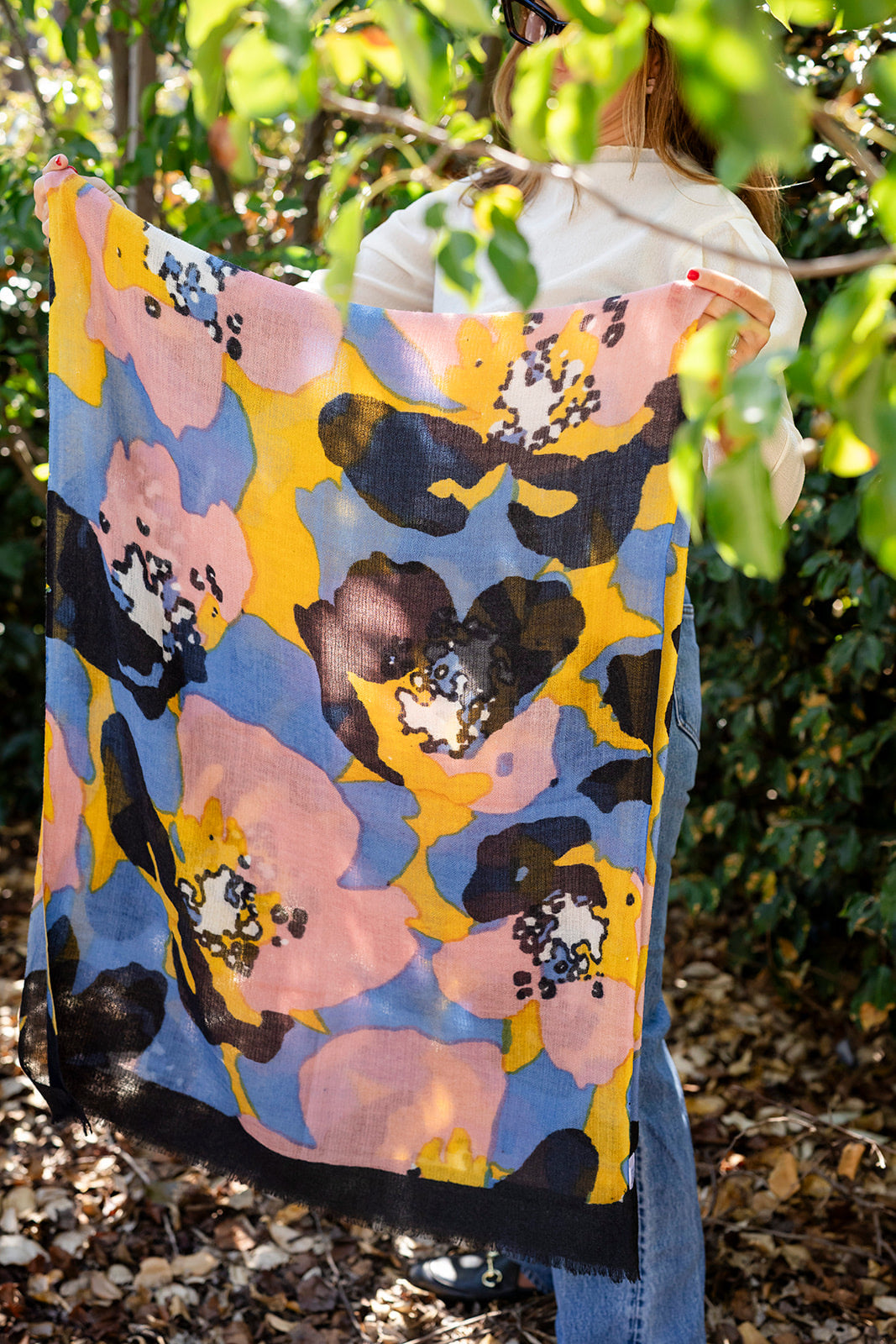Belle Bloom Wool Scarf
