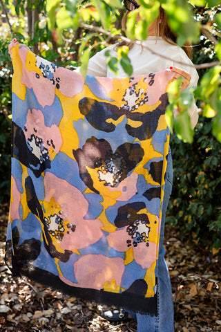 Belle Bloom Wool Scarf