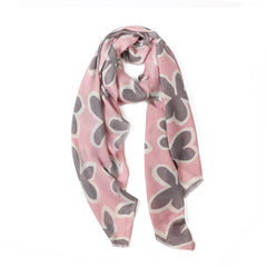 Gabbie Floral in Pink Autumn/Winter Scarf