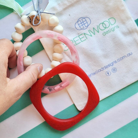 $25 Pink & Red Pop Bracelet Bundle