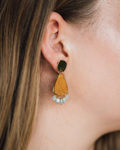 Emmy Gold Plated (sterling silver) Earrings
