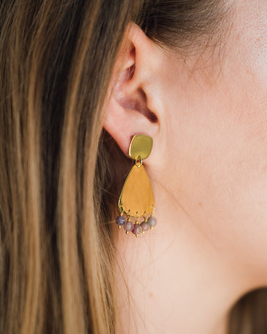 Emmy Gold Plated (sterling silver) Earrings