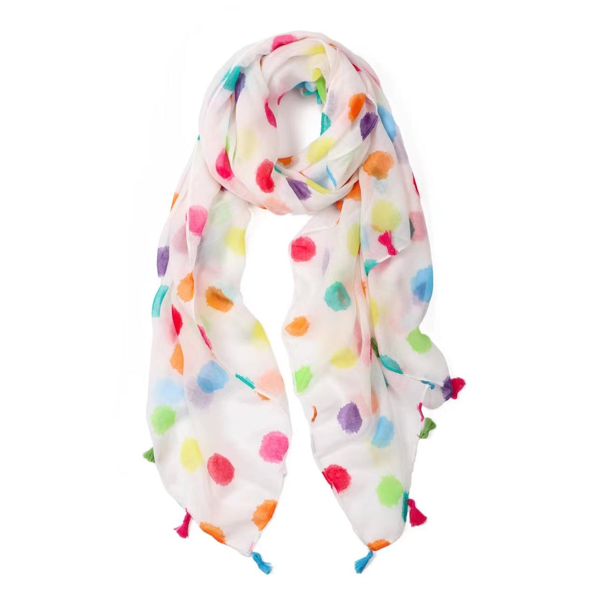 Darcy Spot Lightweight Scarf