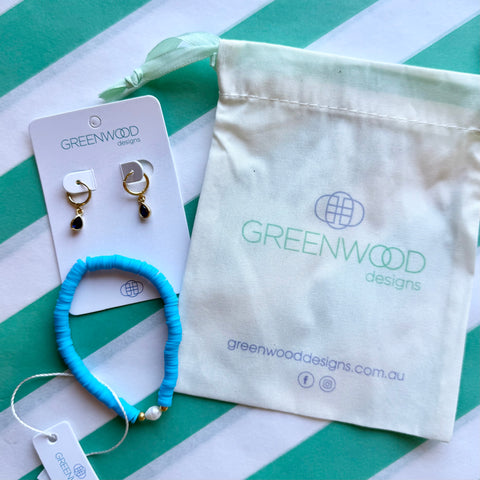 $25 Huggie Gem Bundle in Blue