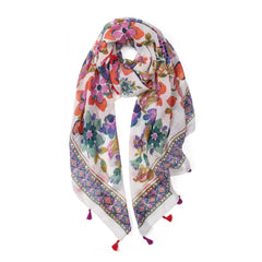 Bella Floral Lightweight Scarf