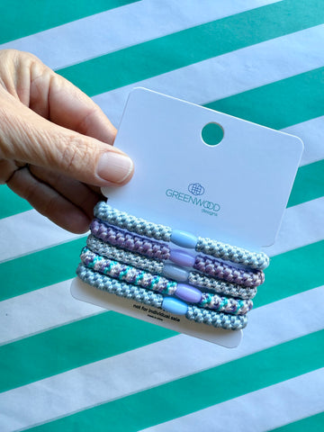 Hair Elastics Pack - Meringue