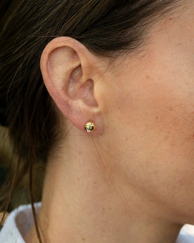 Kaitlyn Multi Coloured Crystals Pickleball Earrings