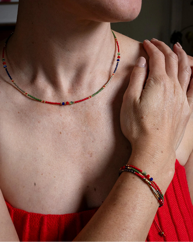 Indie Layers Bead Necklace Collection