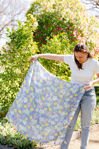 Anna Floral Lightweight Scarf