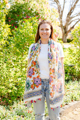 Bella Floral Lightweight Scarf