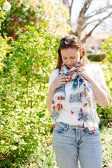 Bella Floral Lightweight Scarf