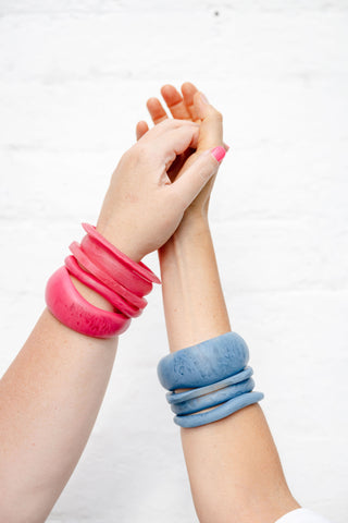 Point Resin Stacking Bangle