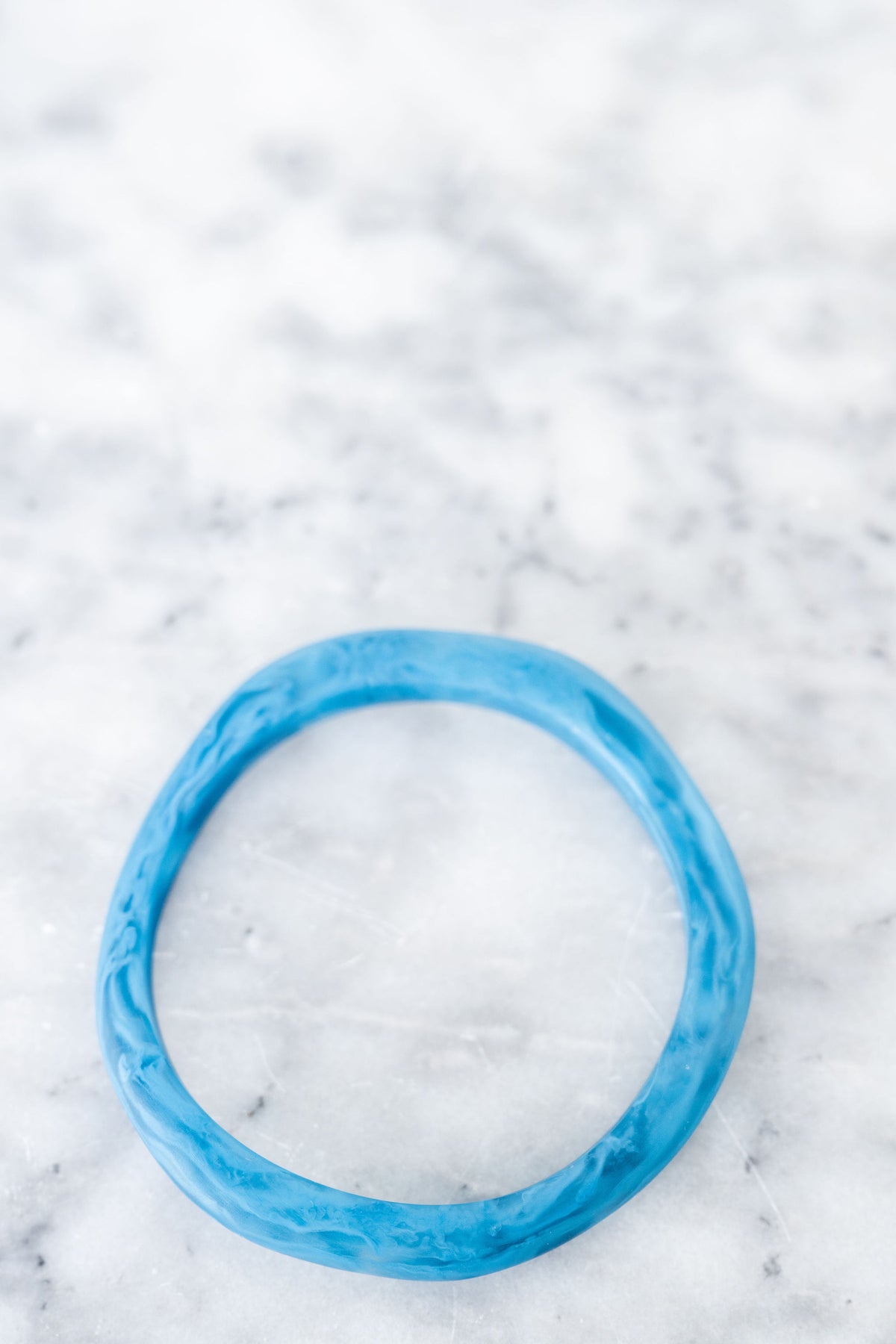 Wave Resin Stacking Bangle